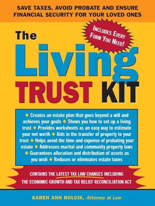Title details for Living Trust Kit by Karen Ann Rolcik - Available